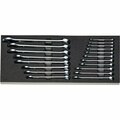 Garant Combination wrench set in Heavy Duty Foam, 19 Pc 952428 19